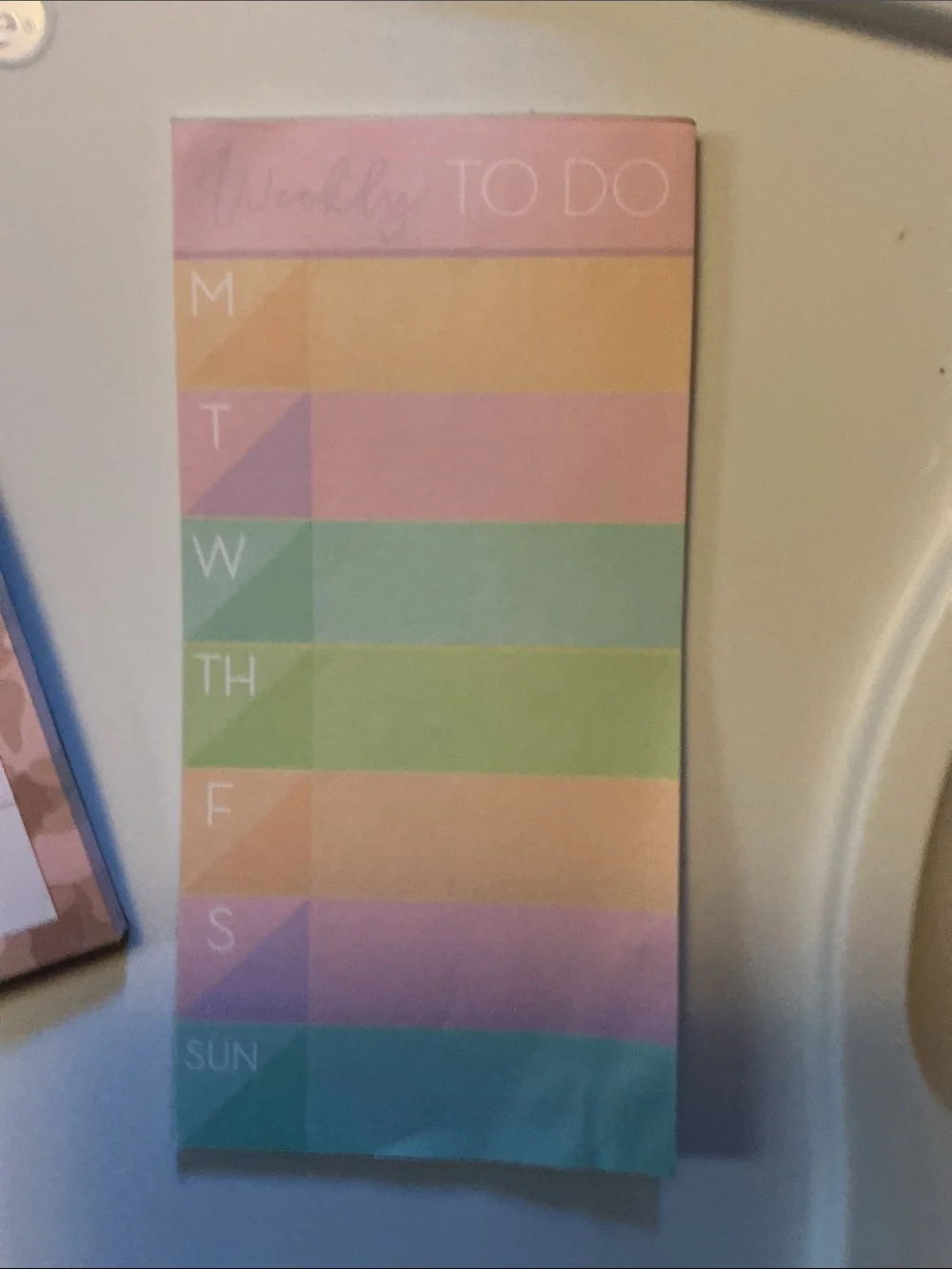 Spiral Weekly Desk Planner & Pastel To-Do Notepad - Pink